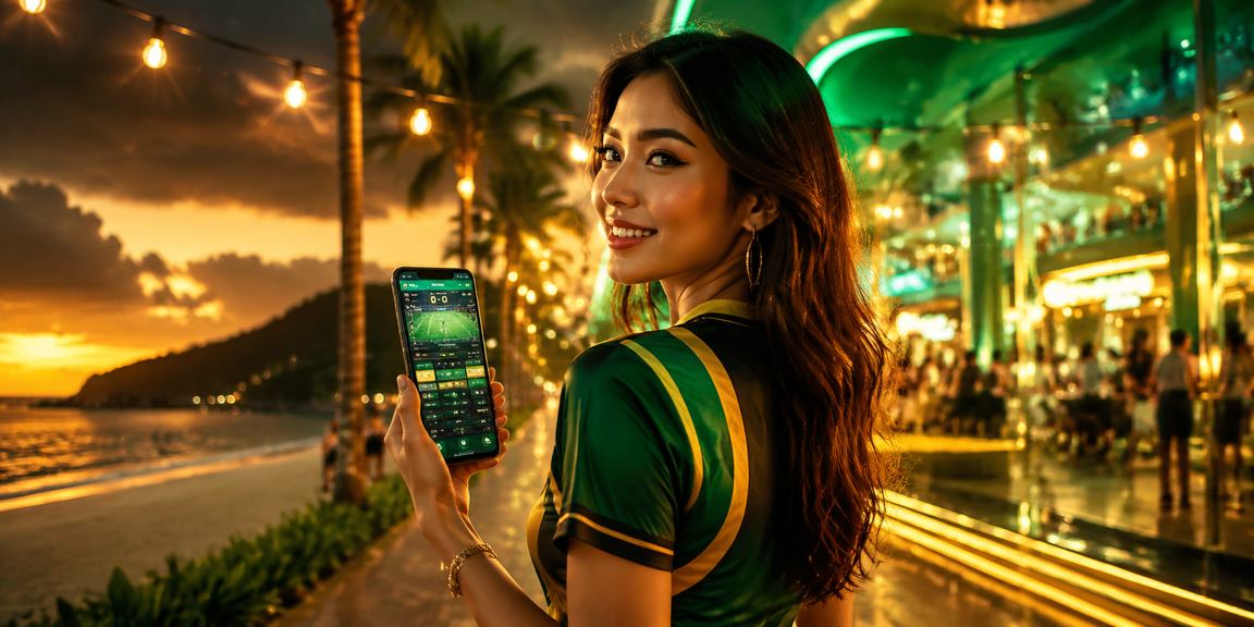 Pemain Malaysia menggunakan aplikasi kasino mudah alih wau88 pada telefon Android